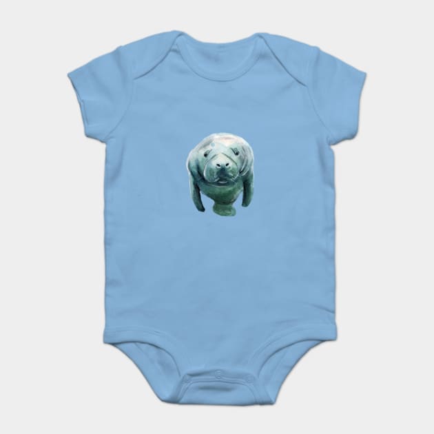 The Sea Cow! Baby Bodysuit by MSerido